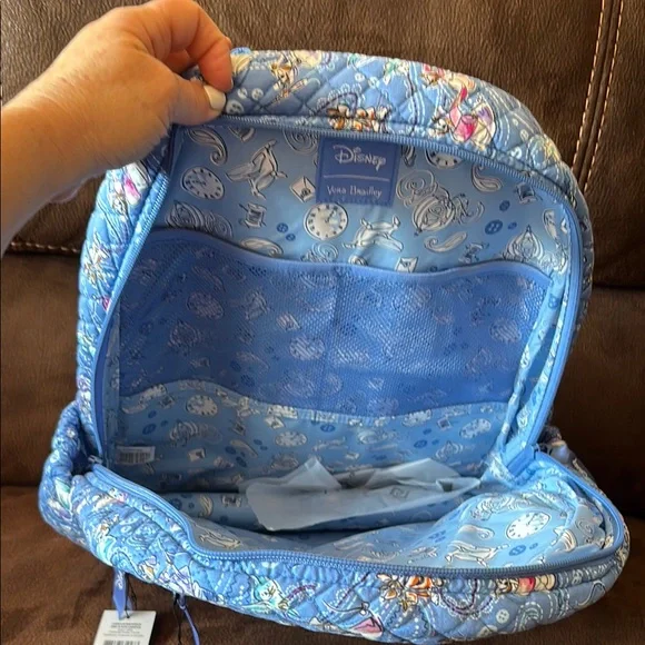 Vera Bradley x Disney Cinderella Paisley Friends Backpack NWT - Picture 9 of 12